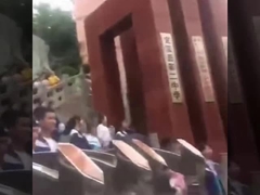 Torniquete semi automático da desvantagem do estação de caminhos de ferro do torniquete da barreira da aleta