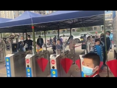 Da barreira retrátil da aleta da porta da barreira da aleta torniquetes óticos da barreira